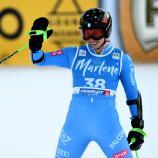 Alice Pazzaglia ist der Sieg in der Gesamtwertung nicht mehr zu nehmen. © APA/afp / MARCO BERTORELLO