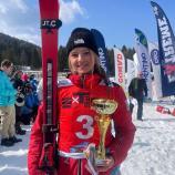 Amy Happacher beim Alpe Cimbra FIS Children Cup.