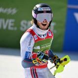 Atle Lie McGrath hat den Slalom in Kranjska Gora gewonnen. © APA/afp / JURE MAKOVEC