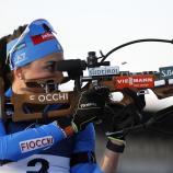 Auch Lisa Vittozzi leistete sich zu viele Fehler. © ANSA / TOMS KALNINS