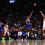 Brandon Ingram (rechts) konnte die Niederlage seiner Raptors nicht verhindern. © APA / COLE BURSTON