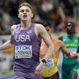 Cooper Lutkenhaus schrieb Geschichte. © APA/afp / WOJTEK RADWANSKI