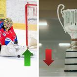 Die Auf- und Absteiger sind da. © ICE Hockey League / Matthäus Kostner