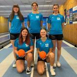 Die Burggräflerinnen  verloren gegen Sarntal nach einem spannenden Spiel nur knapp. Hinten von links Natalie Prantl, Helene Gasser und Judith Gasser; vorne von links Mirjam Kofler und Kristina Pöhl.