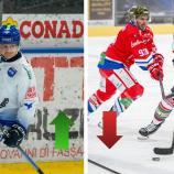 Die neuen Auf- und Absteiger sind da. © Matthäus Kostner / Fassa Falcons