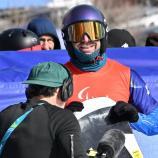 Emanuel Perathoner holt Gold im Snowboardcross. © ANSA / Mezzelani GMT/ CIP