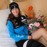 Flora Tabanelli kann schon wieder lachen. © Social Media