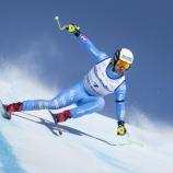 Florian Schieder zählte im ersten Training zu den Schnellsten. © ANSA / JEAN-CHRISTOPHE BOTT