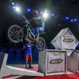 Francesco Titli vom Motoclub Trial Team Südtirol bei seinem Einsatz in Sevilla.