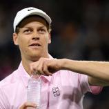 Jannik  Sinner greift ins Geschehen ein. © APA / CLIVE BRUNSKILL