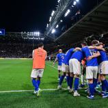 Jubel bei Italien: Die Squadra Azzurra hat Nordirland daheim gschlagen. © ANSA / MICHELE MARAVIGLIA