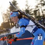 Lisa Vittozzi geht für Italien den Start. © ANSA / TOMS KALNINS