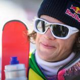 Lucas Pinheiro Braathen kämpft noch um zwei Kugeln. © APA/afp / JURE MAKOVEC