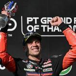 Marco Bezzecchi hat in Thailand triumphiert. © APA/afp / LILLIAN SUWANRUMPHA