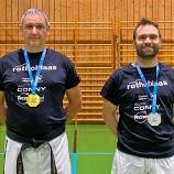 Markus Zadra (Gold) und Gabriele Cera (Bronze) vom ASV Zadra-fighting/rothoblaas Kurtatsch.