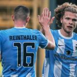 Max Reinthaler (links) ist mit 1860 München in Top-Form. © 1860 München