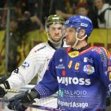 Patrick Tomasini (Meran) und Gregorio Gios (Asiago) stehen sich zum sechsten Mal in den Playoffs gegenüber.
