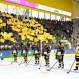 Pustertal feierte vor ausverkauftem Haus einen Sieg. © I. Foppa / HC Pustertal
