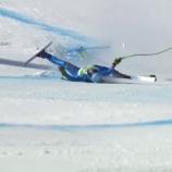 Roberta Melesi stürzte schwer. © Screenshot