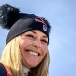 Ski-Queen Lindsey Vonn kann schon wieder lachen. © APA/afp / FABRICE COFFRINI