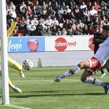 So traf Emanuele Pecorino zum vermeintlichen 1:0 für den FC Südtirol – der Sizilianer stand aber im Abseits.