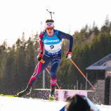 Sturla Holm Lägreid wird die Verfolgung eröffnen. © APA/afp / HEIKO JUNGE