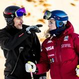 Aksel Lund Svindal und Lindsey Vonn gehen offenbar getrennte Wege. © ANSA / JEAN-CHRISTOPHE BOTT