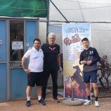 Andrea Bianchi, Giovanni Passoni und Turniersieger Patrick Innocenti.