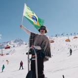 Lucas Pinheiro Braathen hat in Sölden seine erfolgreiche Ausbeute gefeiert. © Instagram / @soelden.official