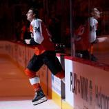 Porter Martone made NHL history for the Philadelphia Flyers. © APA / EMILEE CHINN