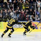 Rok Ticar (rechts) schoss den HC Pustertal ins Finale. © Iwan Foppa / HCP