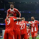 Voici comment le FC Bayern célèbre sa victoire. © APA/afp / OSCAR DEL POZO