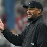 Wird in Paris an der Seitenlinie fehlen: Bayern-Trainer Vincent Kompany. © APA/afp / INA FASSBENDER