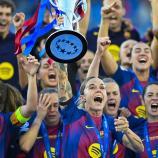 Barca jubelte ausgelassen über den Titelgewinn. © ANSA / Annika Byrde