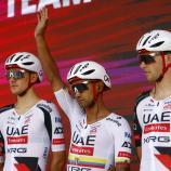 Das UAE-Team wurde hart getroffen. © APA/afp / LUCA BETTINI