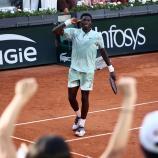 Der erst 17-jährige Moïse Kouamé sorgte für beste Unterhaltung. © ANSA / CHRISTOPHE PETIT TESSON