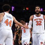 Die New York Knicks um Karl-Anthony Towns (r.) haben einen Comeback-Sieg gefeiert. © APA / SARAH STIER