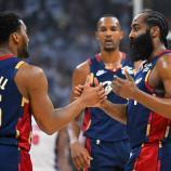 Donovan Mitchell und James Harden führen die Cavaliers zum Sieg. © APA / JASON MILLER