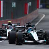 George Russell und Kimi Antonelli lieferten sich ein heikles Duell. © APA / CLIVE MASON