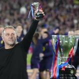 Hansi Flick gewann mi t dem FC Barcelona den spanischen Meistertitel. © ANSA / ENRIC FONTCUBERTA
