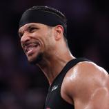 Josh Hart von den New York Knicks hat gut lachen. © APA / DUSTIN SATLOFF