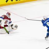 Marcel Mahkovec schoss Slowenien zum Overtime-Sieg über Tschechien. © ANSA / CYRIL ZINGARO