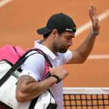 Marco Berrettini hatte in Rom einen ungewollt frühen Abgang. © APA/afp / TIZIANA FABI