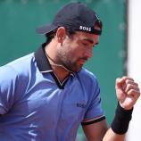 Matteo Berrettini ballt die faust. © ANSA / CHRISTOPHE PETIT TESSON
