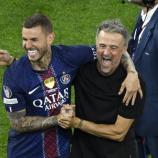 Paris Saint-Germain hat seinen aktuellen Erfolg vor allem Trainer Luis Enrique zu verdanken (rechts). © ANSA / Szilard Koszticsak