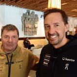 Zwei der insgesamt elf Südtiroler Skitrainer beim Schweizer Skiverband Swiss Ski: Luis Prenn und Heini Pfitscher (von links).