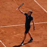 Alexander Zverev steht im Finale von Paris. © APA/afp / THOMAS SAMSON