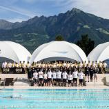 Das OK-Team und alle Mitwirkenden beim Cool Swim Meeting 2026. © Giorgio Scala / Giorgio Scala / Deepbluemedia / Insidefoto