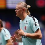 Gemeinsam mit Lamine Yamal derzeit der wertvollste Spieler der Welt laut Transfermarkt: Erling Haaland. © APA / VINCENT CARCHIETTA