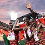 Kibiwott Kandie (l.) wurde lange gesperrt. © APA/afp / GLYN KIRK